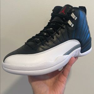 Nike Air Jordan 12 retro OG Playoffs black white NWT mens sz 10. order via NIKE